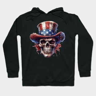 The Skull of Uncle Sam Hoodie